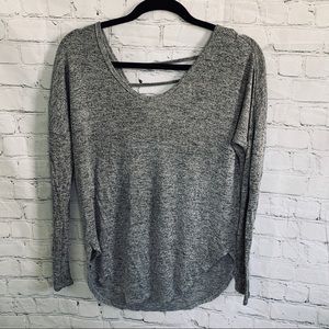 💕3/$20 GARAGE heather gray long sleeve